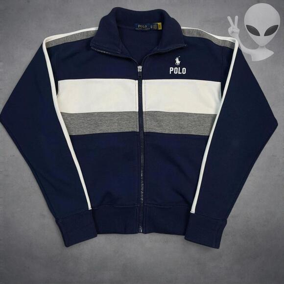 Ralph Lauren Other - Polo Ralph Lauren Track Jacket XS Navy Striped Athletic